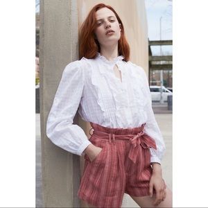 Rebecca Taylor Yarn Dyed Stripe Shorts